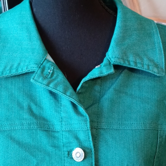 D& Co Green Denim Jacket - Picture 2 of 5